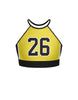 Hoopz Halter Binding Crop Top