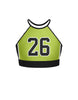 Hoopz Halter Binding Crop Top