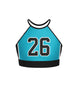 Hoopz Halter Binding Crop Top