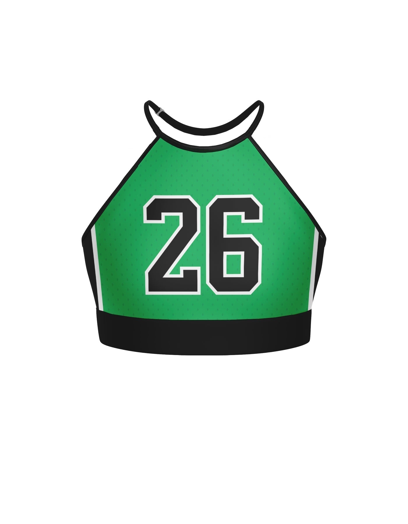 Hoopz Halter Binding Crop Top