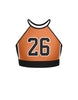 Hoopz Halter Binding Crop Top
