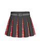 BlackPink Plaid Mini Pleated Skort