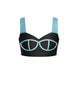 BlackPink Sweetheart Crop Top with Strap