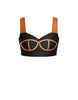 BlackPink Sweetheart Crop Top with Strap
