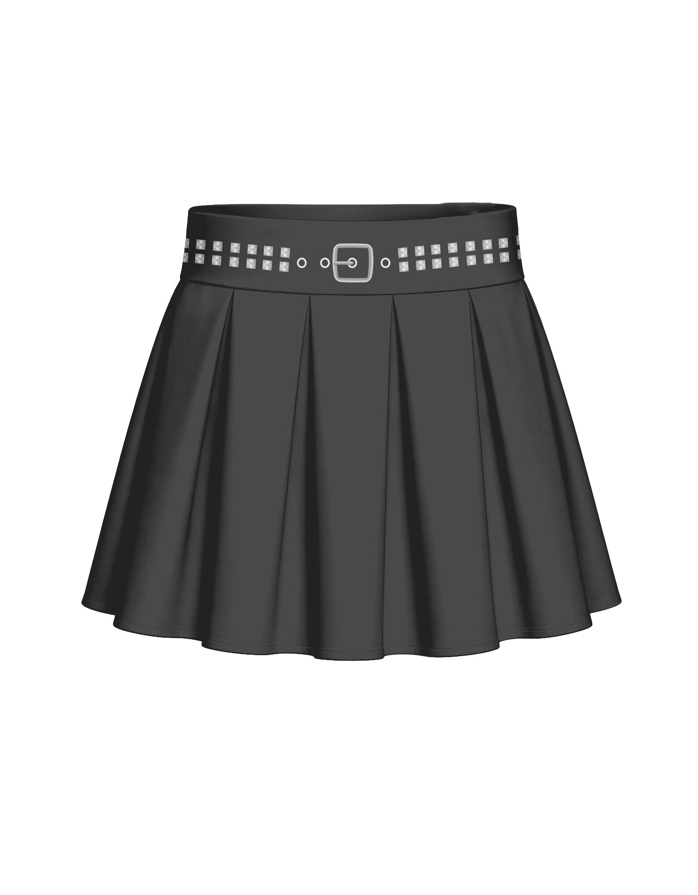 BlackPink Mini Pleated Skort