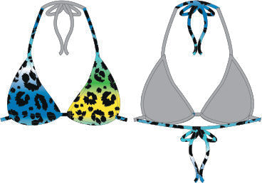 Gnarly Leopard Mini Bra