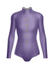 Wizards University LS Tneck Zipper Back Leotard