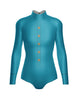 Wizards University LS Tneck Zipper Back Leotard