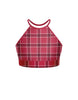Totally Clueless Halter Binding Crop Top