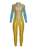 Sea Creature LS Tneck Zipper Back Unitard