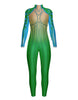 Sea Creature LS Tneck Zipper Back Unitard
