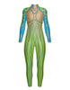 Sea Creature LS Tneck Zipper Back Unitard