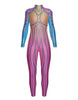 Sea Creature LS Tneck Zipper Back Unitard