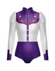 Nashville LS TNeck Zipper Front Leotard