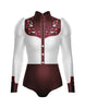 Nashville LS TNeck Zipper Front Leotard