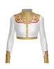 Nashville LS Tneck Zipper Front Crop Top