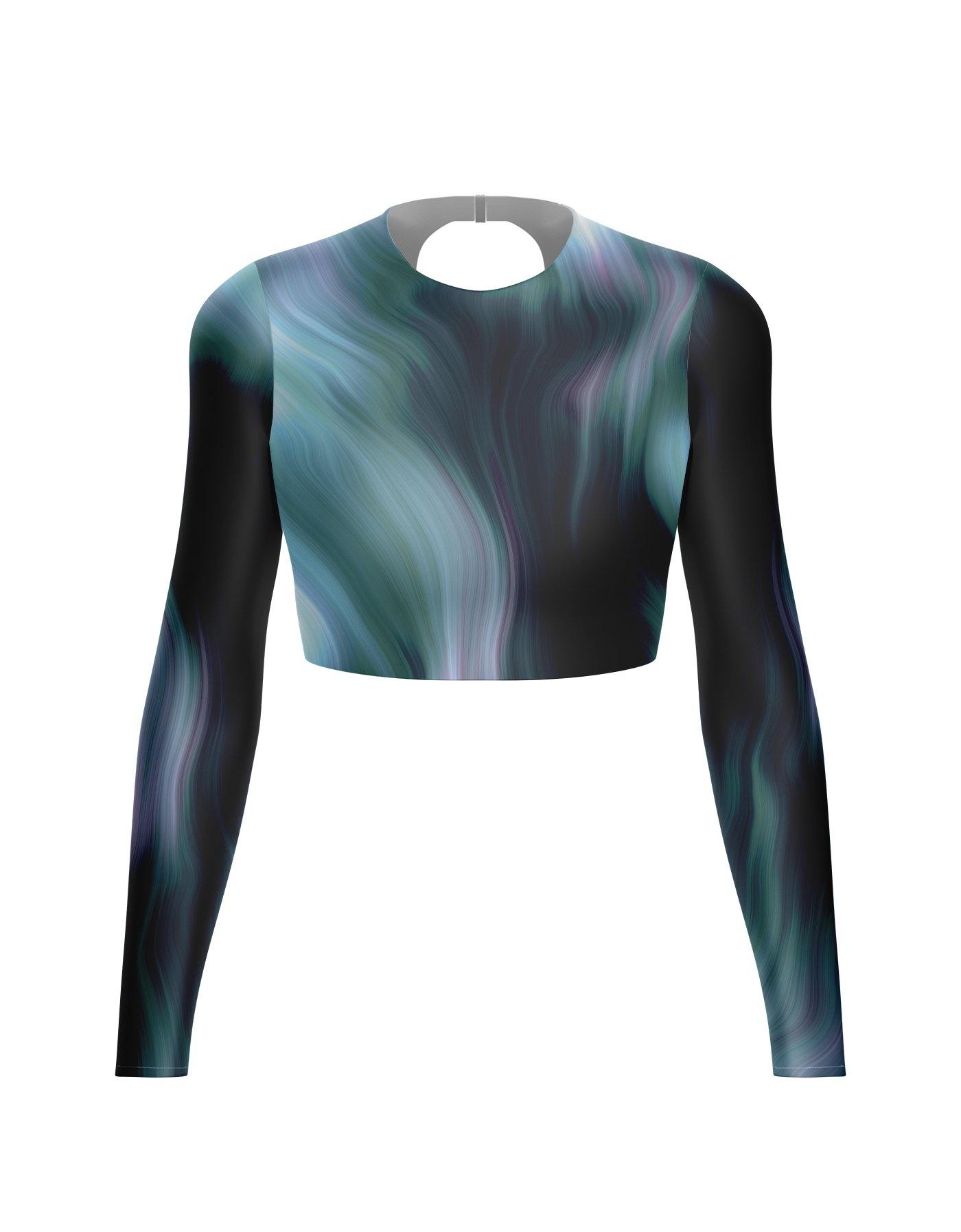 Breeze LS Triangle Back Crop Top