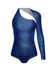 Fractal One Sleeve Leotard