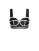 Varsity Sweetheart Crop Top with Strap