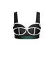 Varsity Sweetheart Crop Top with Strap