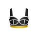 Varsity Sweetheart Crop Top with Strap
