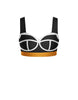 Varsity Sweetheart Crop Top with Strap
