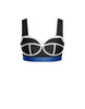 Varsity Sweetheart Crop Top with Strap