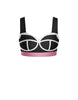 Varsity Sweetheart Crop Top with Strap