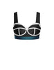 Varsity Sweetheart Crop Top with Strap
