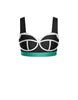 Varsity Sweetheart Crop Top with Strap