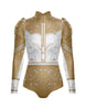 Divas - Cowboy LS TNeck Zipper Front Leotard
