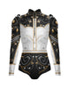 Divas - Cowboy LS TNeck Zipper Front Leotard