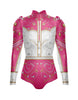 Divas - Cowboy LS TNeck Zipper Front Leotard
