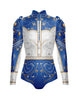 Divas - Cowboy LS TNeck Zipper Front Leotard