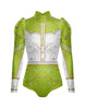 Divas - Cowboy LS TNeck Zipper Front Leotard