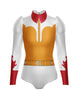 Rodeo Carter Long Puff Sleeve with TNeck and Keyhole Back Leotard