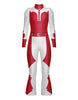 Rodeo Carter LS Puff Sleeve Zipper Back Flare Pant Unitard