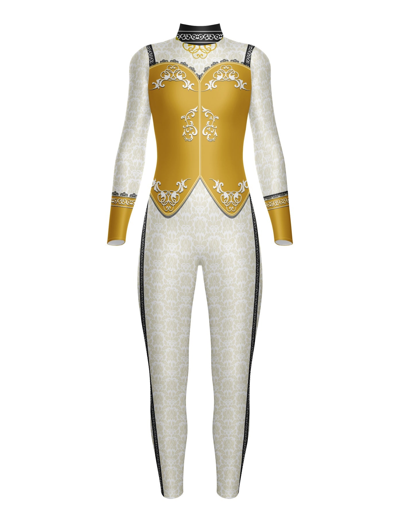 Antique Wardrobe LS Tneck Zipper Back Unitard