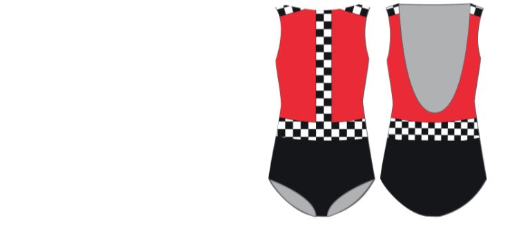 Nascar Boatneck Tank Leotard