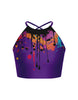 Paint Splatter Moving On Crop Top