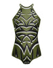 Tribal Coloured Halter Leotard