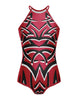 Tribal Coloured Halter Leotard