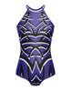 Tribal Coloured Halter Leotard