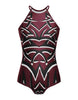 Tribal Coloured Halter Leotard