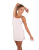 Solid Lycra Align Cami Dress with Pocket Shorts