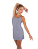 Solid Lycra Align Cami Dress with Pocket Shorts