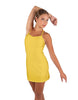 Solid Lycra Align Cami Dress with Pocket Shorts