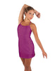Solid Lycra Align Cami Dress with Pocket Shorts