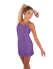 Solid Lycra Align Cami Dress with Pocket Shorts