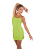 Solid Lycra Align Cami Dress with Pocket Shorts